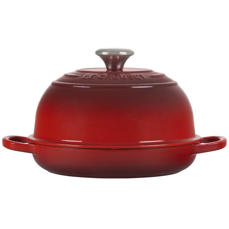 Le Creuset Signature Enameled Cast Iron 1.75 Qt. Bread Oven with Lid, Cerise