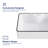 Denbigh 19" W x 14" D Vitreous China Rectangular Vessel Bathroom Sink With Faucet Hole-Easy Cleaning-114357149