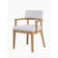Ensemble de 2 chaises d'appoint Kasem Gorge Gabric & Oak