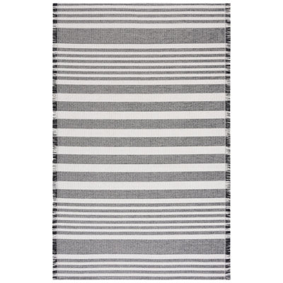 Tapis ivoire / noir Leiner