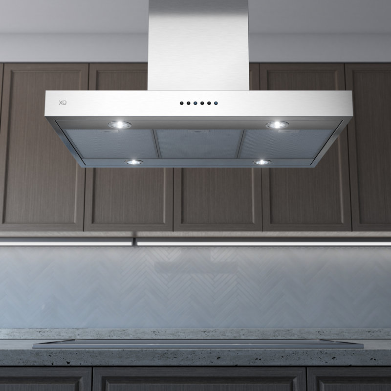 XO Appliance 36" W Island Range Hood