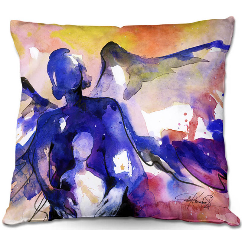 Coussin Couch Mother and Child, 18 po x 18 po