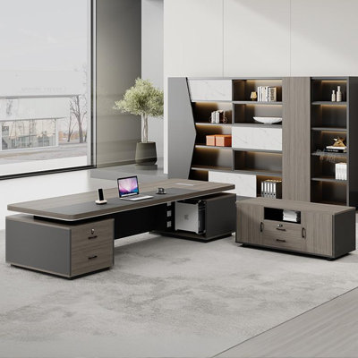 Bureau 78,74 "moderne haut de gamme avec armoire latérale indépendante