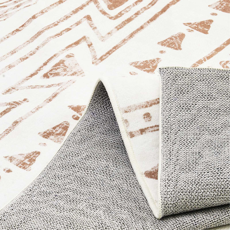 Large Area Rug 5 X 7 Ft Anti-Skid And Tear-Resistant Floor Mat Modern Beige