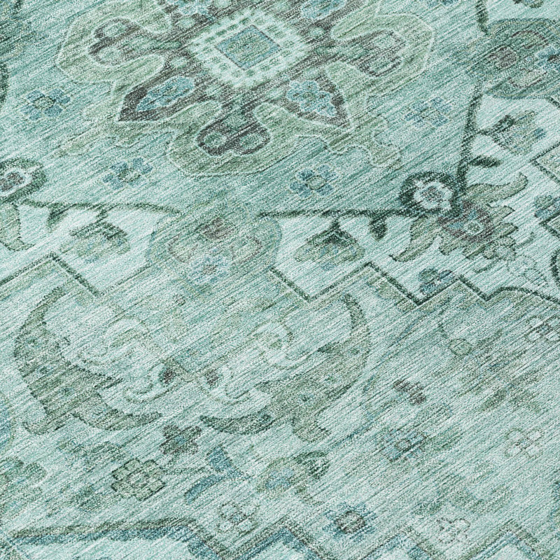 Machine Washable Indoor/Outdoor Oden ACN2164 Global Rug, Runner 2'3" x 7'6"