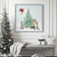 Faune hivernale avec arbre de Noël I-106164687-106164692