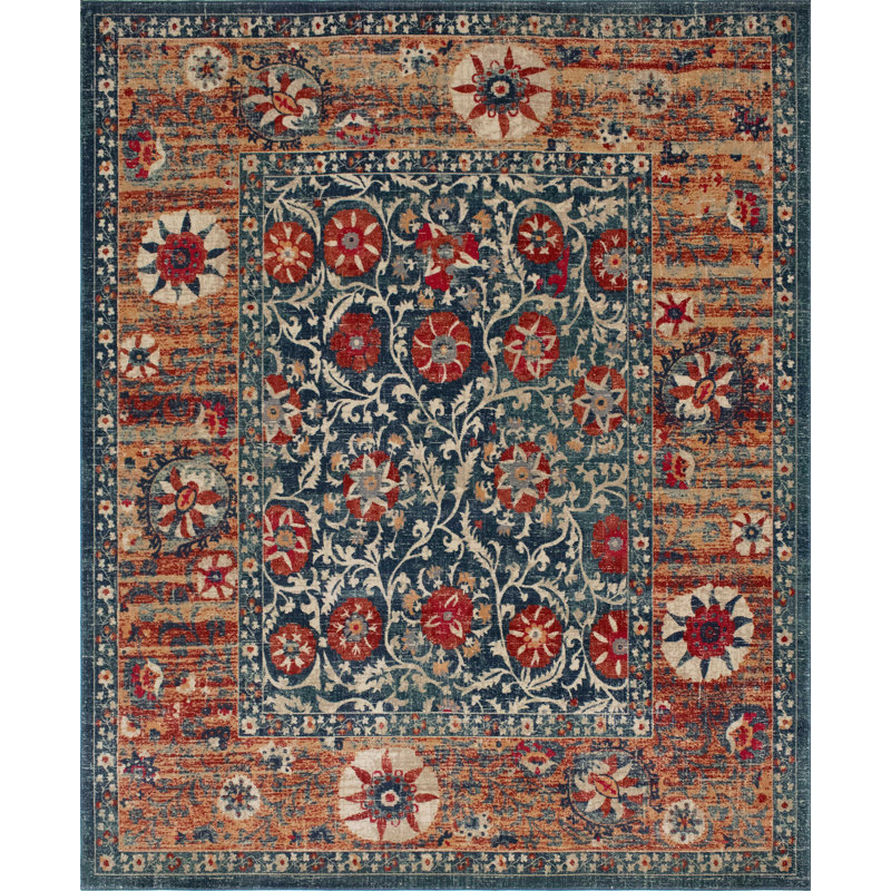 Cuthbertson Oriental Indoor Rug, Rectangle 7'10" x 10'