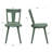 17" Wide Modern Country Farmhouse Wood Dining Room Chairs-655048330-655048342