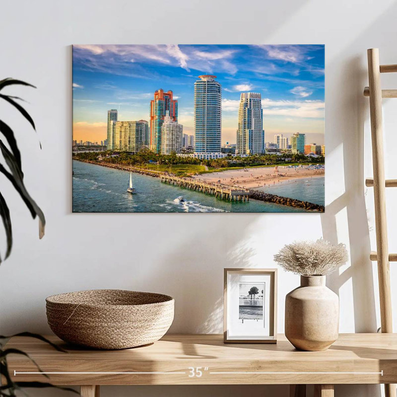Gillard Coastal South Beach Miami, H 16 po x l 24 po