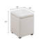 Tabouret haut de salon en cuir Pure