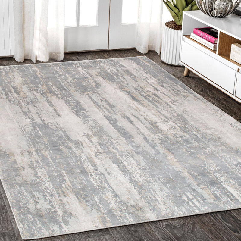 Beverly Viscose Abstract Indoor Rug, Rectangle 12' x 14'