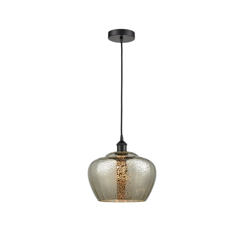 Mini luminaire suspendu Patrina - noir mat, Mercury, Gold/Matte Black