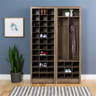 Co-t Tall Storage Cabinet With 36 Shoe Cubbies, Entryway Furniture For ...
