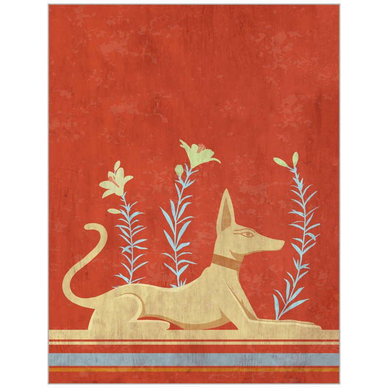 Whippet Panel 1 Painting by Thom Filicia