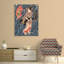 Geisha In Antique Pink Kimono by Keisai Eisen - No Frame Painting on Canvas-742322812