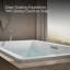 Baignoire tourbillon en acrylique 72 po x 42 po avec chauffant-51573548