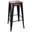 Tabouret de bar en bois massif de 30 po Natascha-21415314