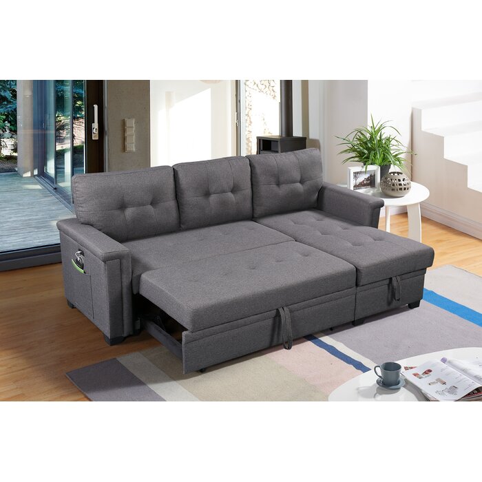 Ebern Designs Eduarte 4 - Piece Upholstered Sectional & Reviews | Wayfair