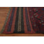 Tapis de couloir rouge en laine de conception unique 8 pi 2 po x 2 pi 1 po