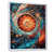 White Floater Framed