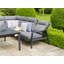 LG Outdoor Santorini dusk modular 8 person dining set