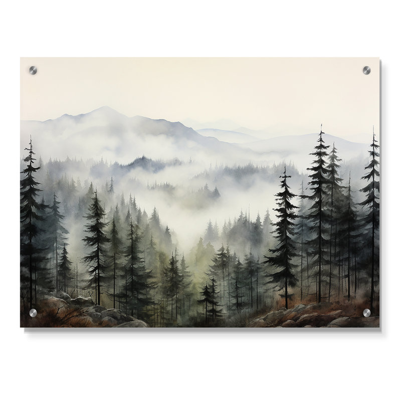 Pin art mural Misty Mountain II, H 12 po x l 20 po