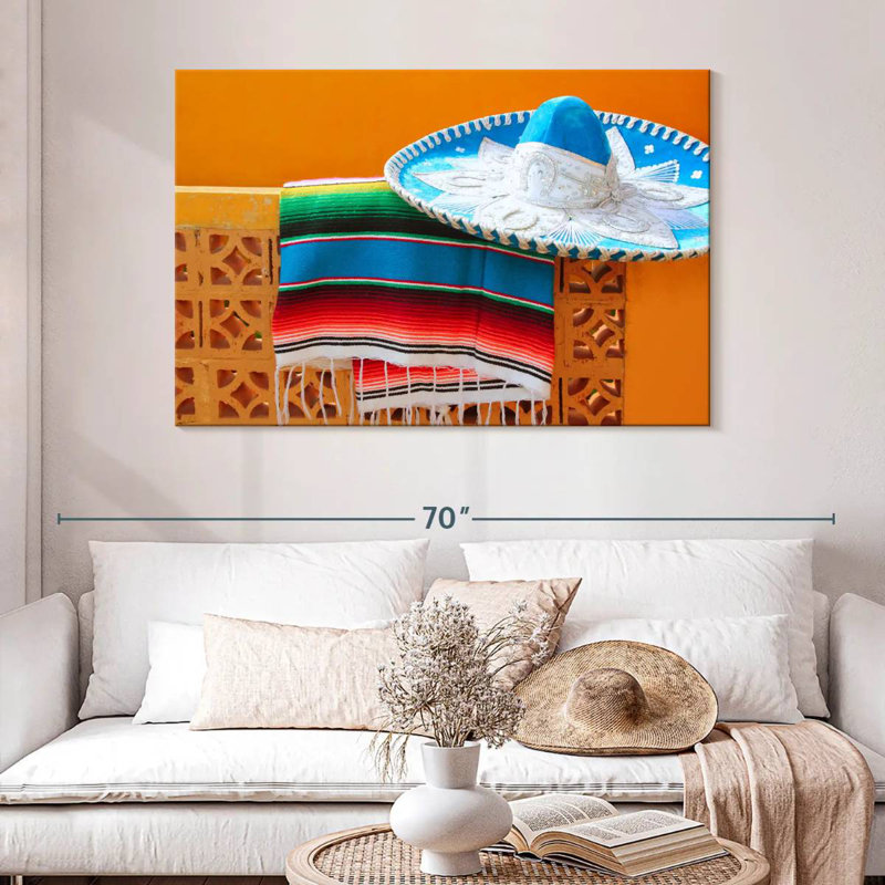 Kavia Sombrero And Poncho, 32" H x 48" W