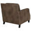 Fauteuil en cuir Gunderson Brown Sugar