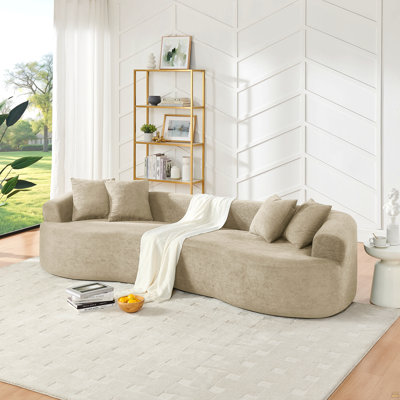 Canapé modulaire courbé 4 places Modern Cloud