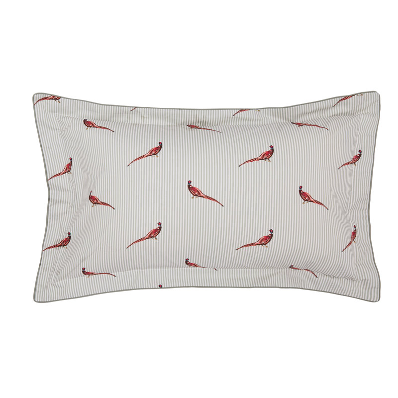 The Pheasant Cotton Duvet Cover Set, Double Duvet Cover + 2 Pillowcases
