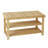 27.5" Shoe Rack Solid Wood Shoe Bench, 3-Tier Shoe Organizer For Entryway Hallway