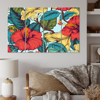 Plants & Flowers Wall Decor on Metal