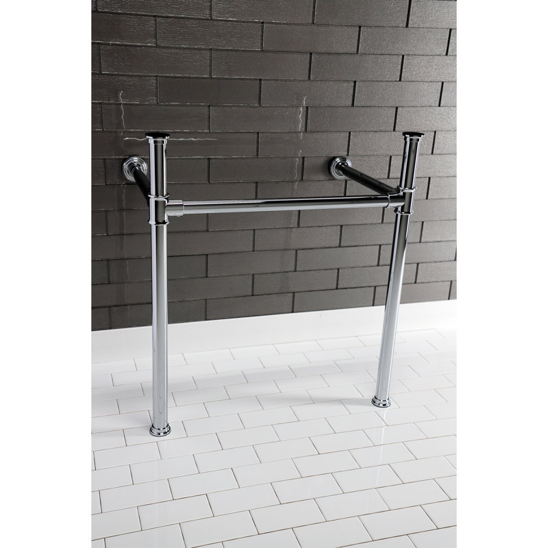 Polished Chrome Stainless Steel Console Sink Legs