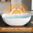 KAKUSIGA 66.9 Inch Solid Surface Stone Resin Freestanding Soaking Bathtub