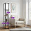 Nevaen 63'' Column Dimmable LED Floor Lamp with Remote&Shelves