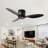 42 In. 3-Blade Indoor Flush Mount Ceiling Fan With Remote Control, Reversible Dc Motor, 6 Speeds-1765317792