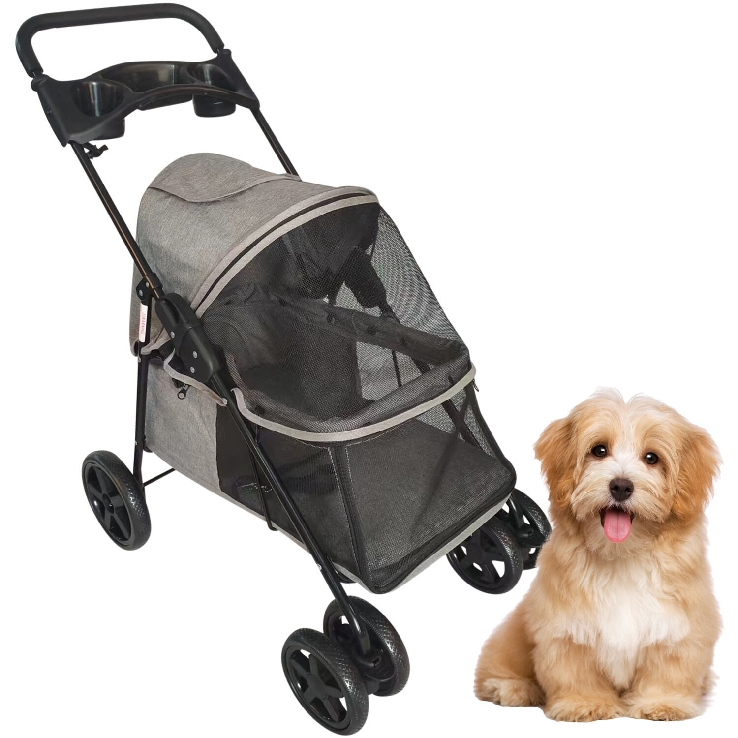 Critter Sitters Foldable Pet Jogger Stroller Wayfair