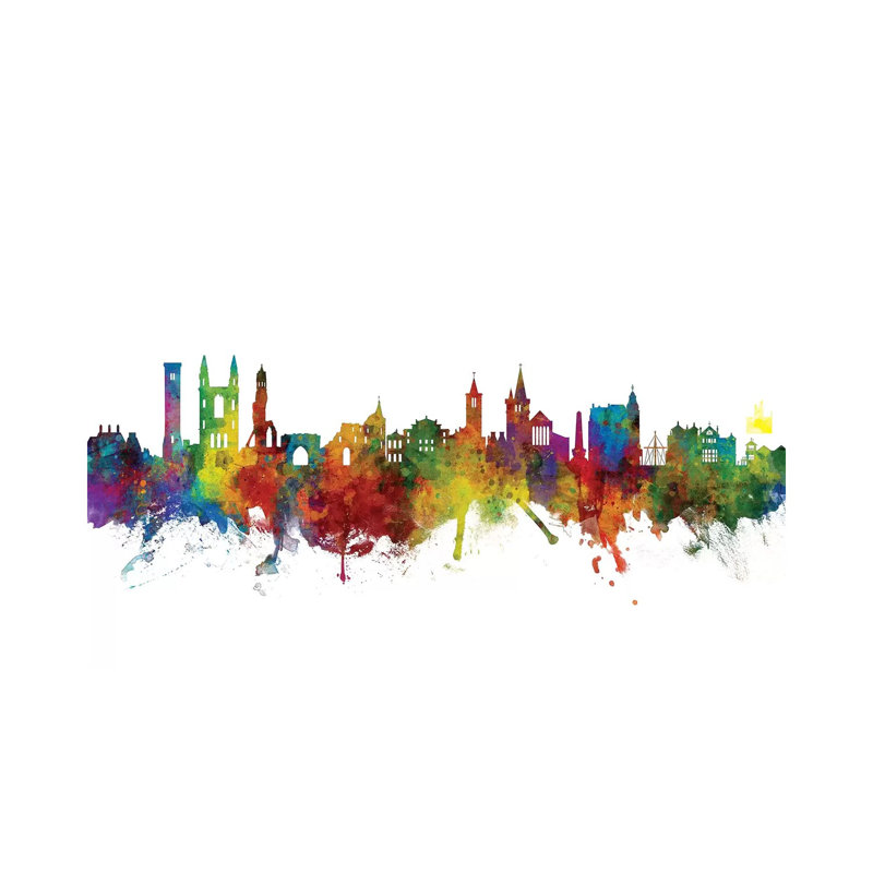 St. Andrews, Scotland Skyline by Michael Tompsett - Wrapped Canvas Gallery-Wrapped Canvas Giclée