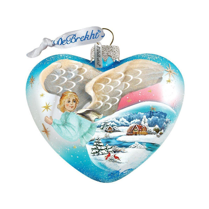 Ornement en forme de cœur des fêtes Holiday Splendor