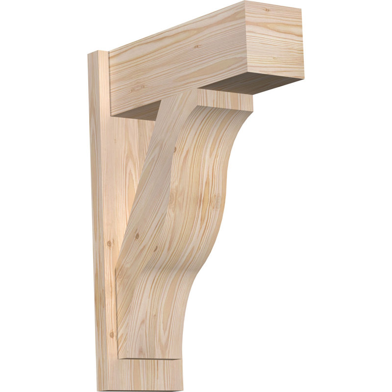 Funston Block Outlooker, 20" D x 28" H, 7 1/2" W Douglas Fir (Smooth)