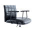 Confortable chaise de bureau réglable, structure en métal noir antique, idéale pour la maison moderne