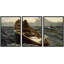 «The Fog Avertissement» par Winslow Homer, impression sur toile 3 pièces-90975352-90975354