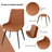 Josman Faux Leather Upholstered Dining Chair with Steel Legs -245016042-215142799