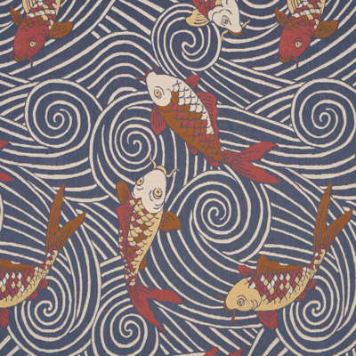 Koi Fish Fabric