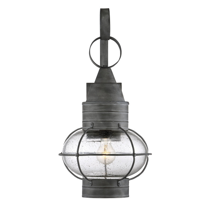 Lanterne murale d’extérieur 1 lumière Fallsburg, H 19 po x l 9 po x p 9 po