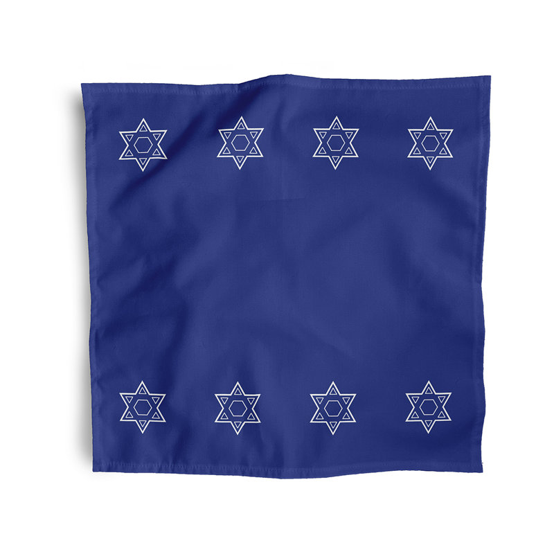 Clotile Star Napkins, Blue