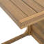 Table de bout en C brun