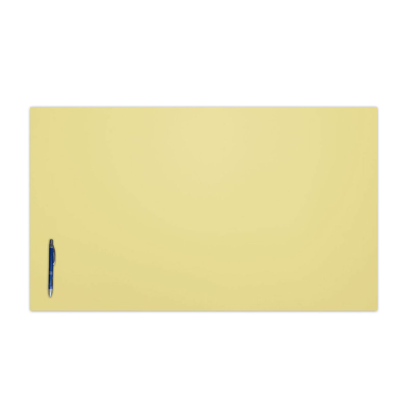Sous-main Creekden, H 20 po x l 34 po, Jaune pastel