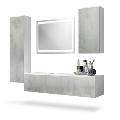 Aariyona 4-Piece Bathroom Furniture Suite