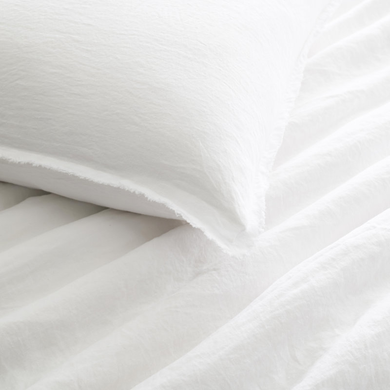 Linen Duvet Cover, King Duvet Cover, White